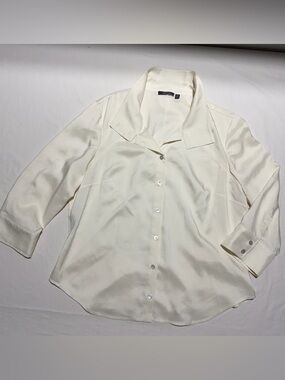Off White Silk Blouse
